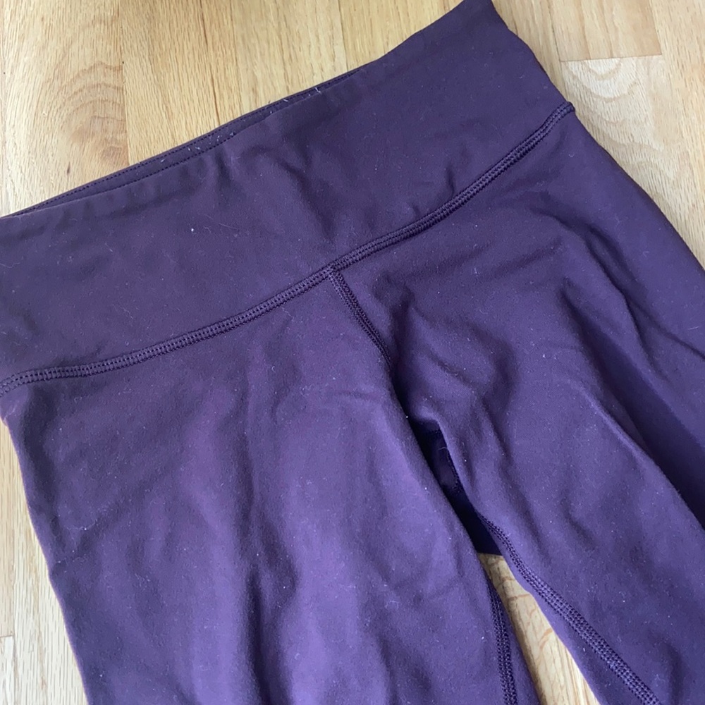 Size 4 plum colored Lulu lemon